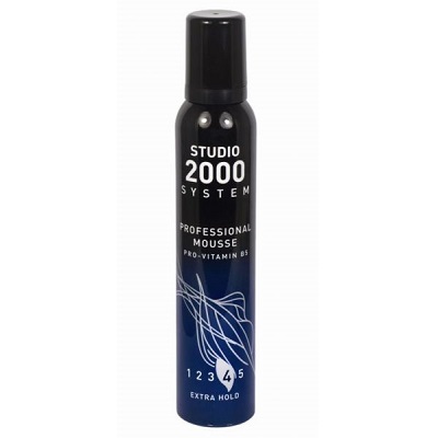 Studio 2000 System Professional Mousse with Pro-Vitamin B5 - Extra Hold - 400ml